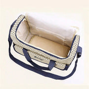 Large Capacity Bear Print Diaper Bag
